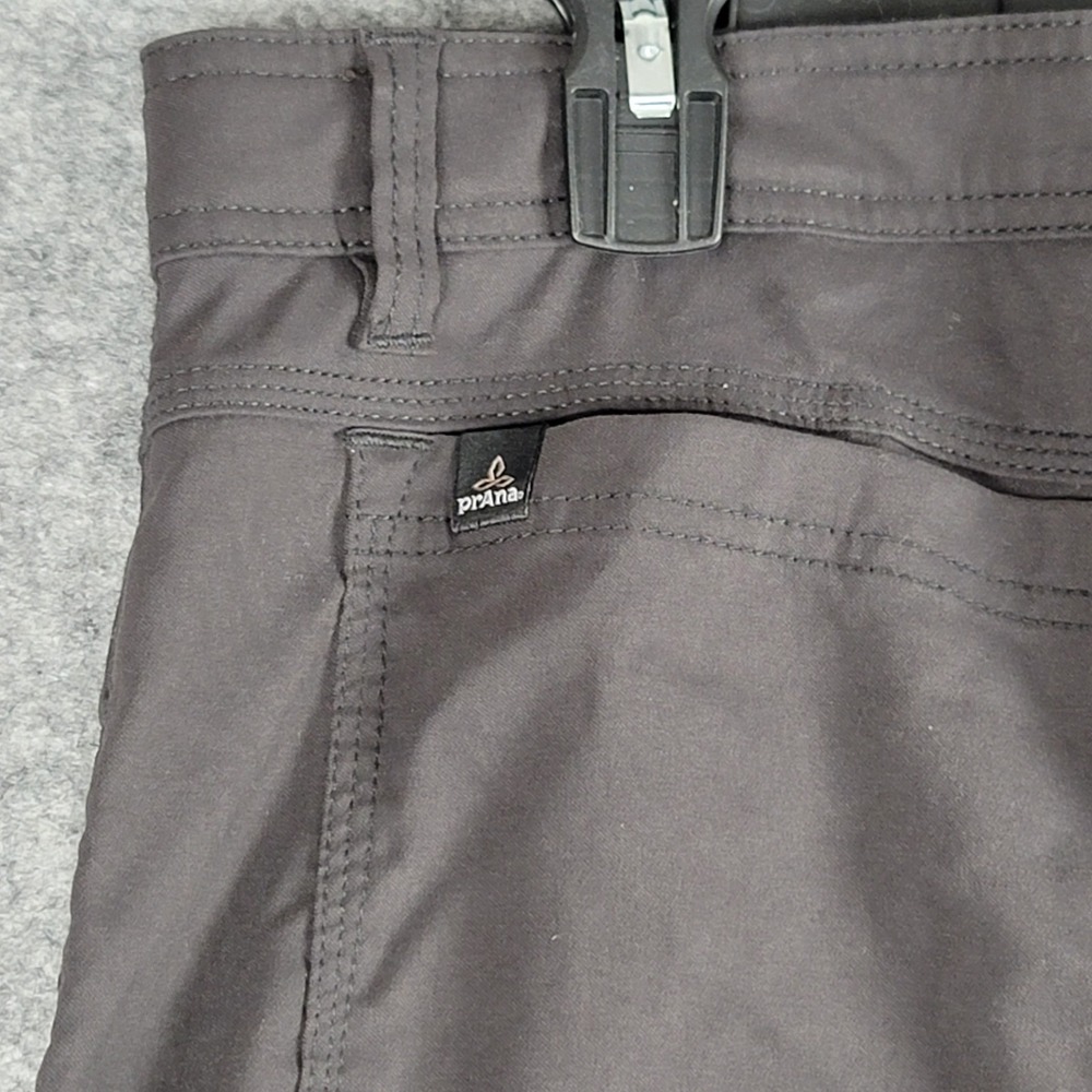 Prana Stretch Zion Hiking Pants Mens 36x30 Gray Nylon Cargo M4ST30116 - Picture 11 of 12